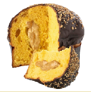 Bauletto fondete con crema nocciola